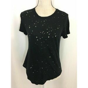 Benjamin Jay Black Holed organic hemp t shirt